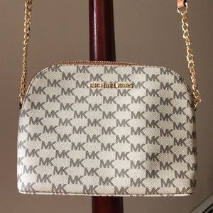 MICHAEL KORS Tan/Brown Crossbody